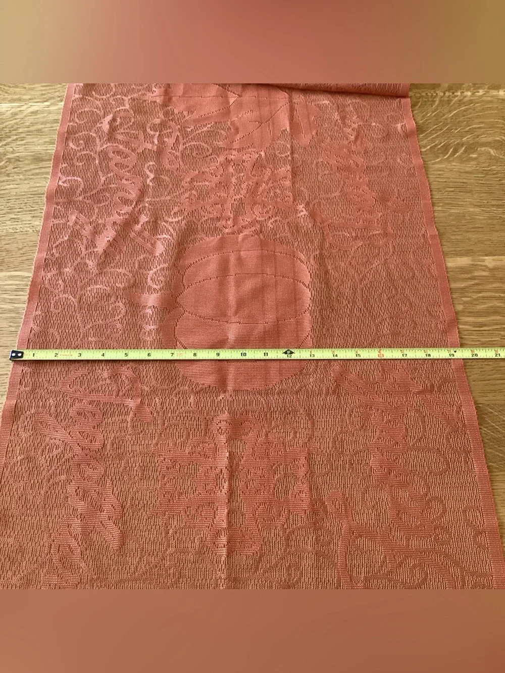 Fall Harvest Orange Table Runner 80” X 19.5 Family Together, Thanksgiving Autumn